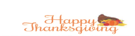 Happy Thanksgiving with cornicopia